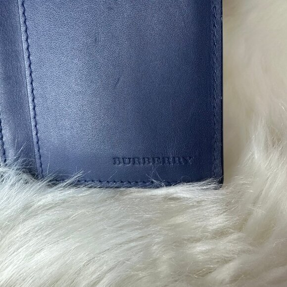 Authentic Burberry London Check Leather Continental Wallet - Picture 6 of 15